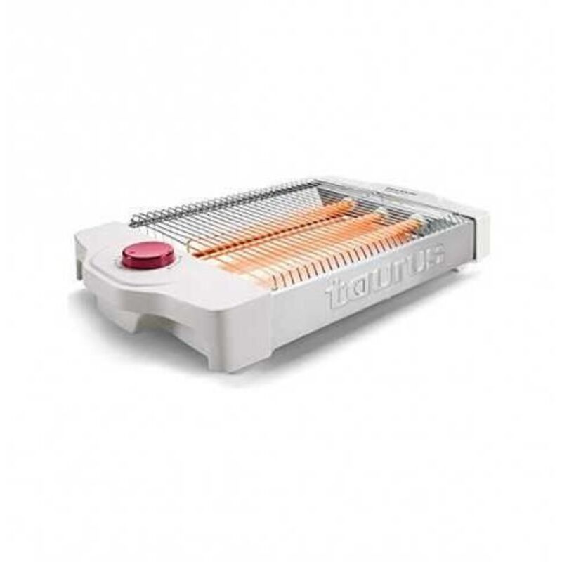 TAURUS Neptuno Plus 900W White Toaster - 2 slices - Removable crumb tray
