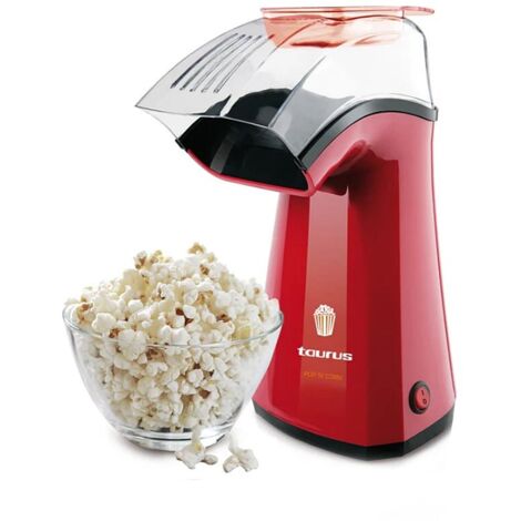Taurus Pop'N'Corn machine à pop-corn rouge 1100 W