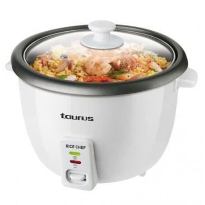 Taurus - rice chef cuiseur de riz 1,8 l 700 w Gris, Blanc