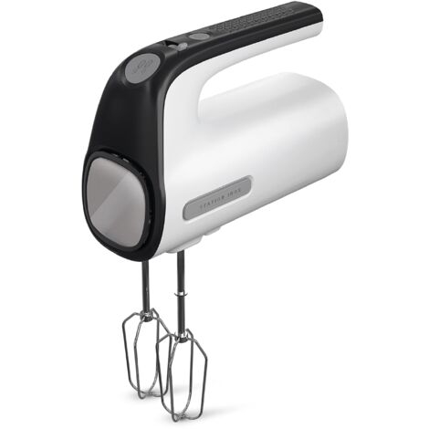 Taurus Station Inox - Impastatrice per dolci, 500 W, 5 velocità, funzione turbo, 2 tipi di fruste: per impastare e frullare, fruste rimovibili, senza BPA, ergonomica