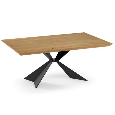 Taurus,  Tavolo allungabile con top impiallacciato Rovere (100cm X 200/300cm H. 76cm) Made in Italy  Duzzle