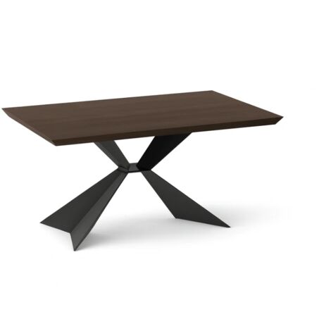 Taurus,  Tavolo allungabile con top impiallacciato Rovere termocotto (90cm X 160/240cm H. 76cm) Made in Italy  Duzzle