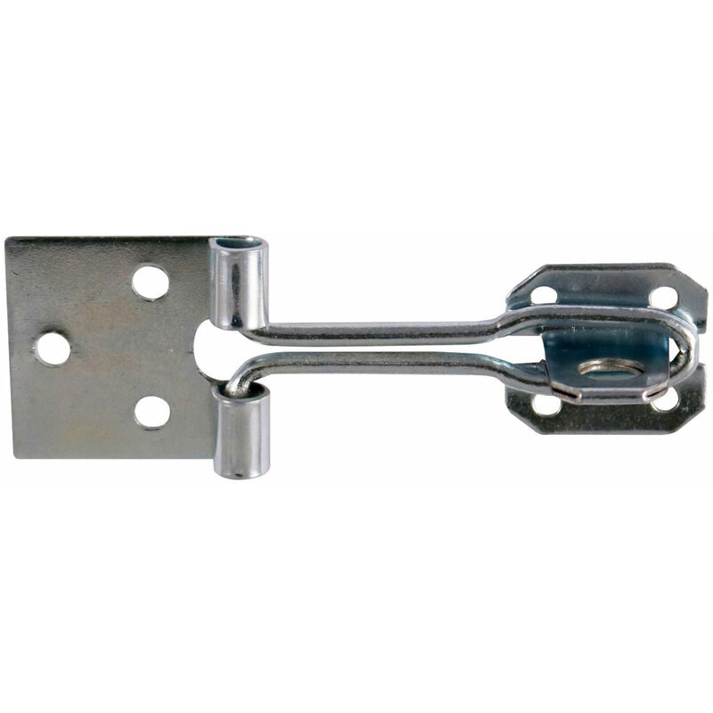 Taurus Wire Pattern Hasp and Staple 100mm (4') Zinc Plated (1 Pack)
