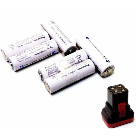 Tauschpack für Dremel Akku 7,2 V -- 757 mit Panasonic Zellen 1,9 Ah