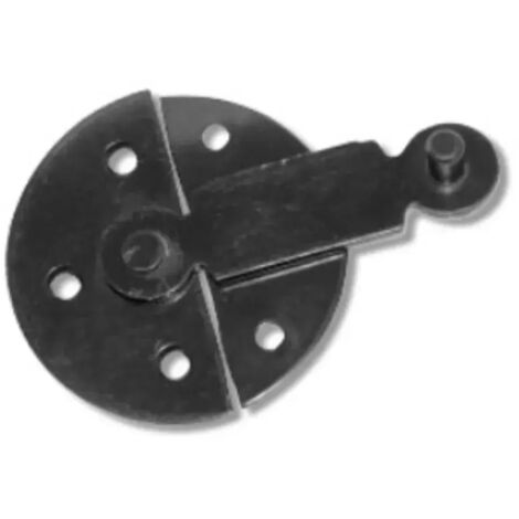 TAVELLINO CIRCOLARE VERNICIATO NERO