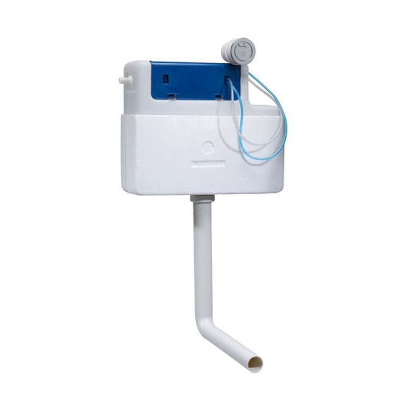 Image of Tavistock VOR790 Vortex Slimline Concealed Dual Flush wc Toilet Cistern + Button