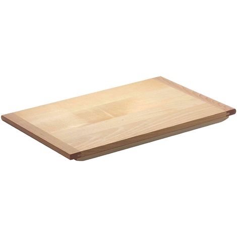 Tavola asse spianatoia tavoliere rettangolare 82x60 spessore 2 cm in legno  di faggio e abete per impastare ammassare la pasta con blocco per tavolo da  cucina