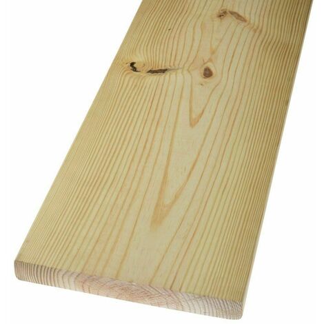 Tavola carpenteria in legno abete piallato cm 2 x 11,5 x 220 listello listone