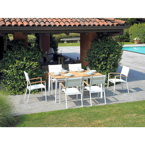 Tavola da giardino Fuerteventura bianco