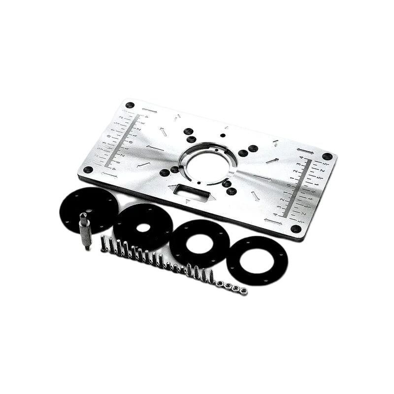 Image of Tavola fresatrice in alluminio Tavola fresatrice Tavola fresatrice Utensili per la lavorazione del legno Fresa Anello per cintura per panca per