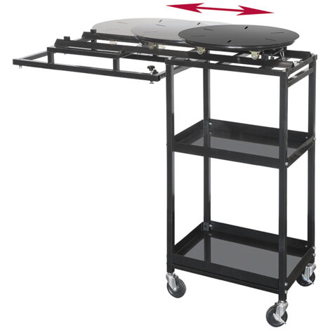 Tavola girevole per sabbiatrice FERVI SA01/CTR0 altezza 1335 mm, Altezza 1335 mm