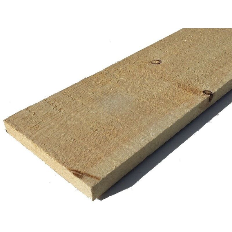 Tavola Grezza In Legno Massello Di Pino Russo Cm 25 X 20 X 270