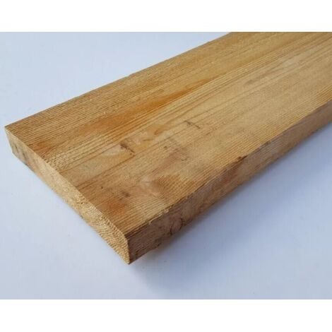 Tavola grezza in legno massello larice siberiano mm 33 x 125 x 3000 listone