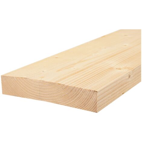 Tavola in legno di abete grezzo essiccato per ponteggio mm 40 x 240 x 2250
