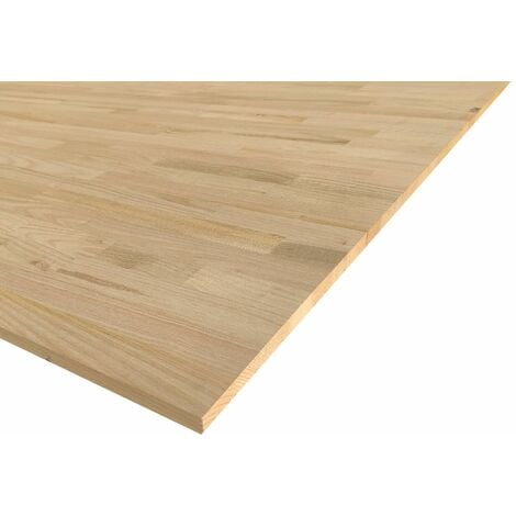 Tavola massello in legno di pino, 38 x 200 cm Sp 30 mm naturale