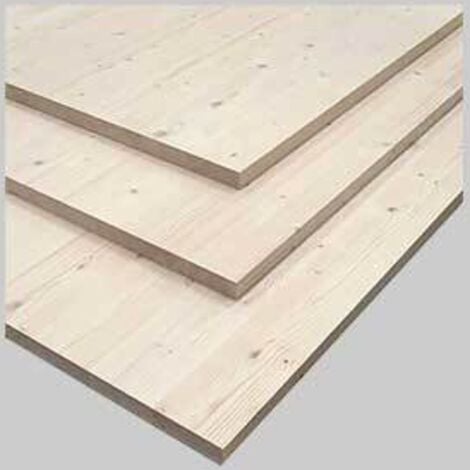Tavola lamellare Decorlegno abete naturale 60 x 20 x 1,8 cm