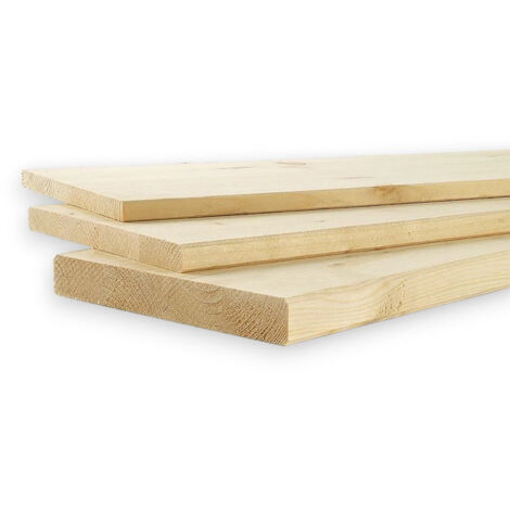Tavola lamellare in legno di abete 1.8x20x80 cm