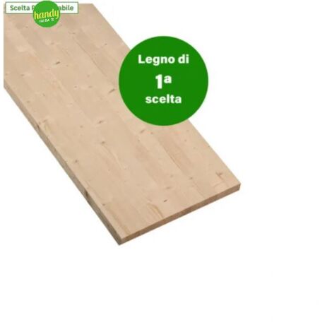 Tavola Lamellare Uno Legno cm 100x40x1,4