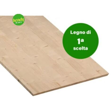Tavola Lamellare Uno Legno cm 100x50x1,4