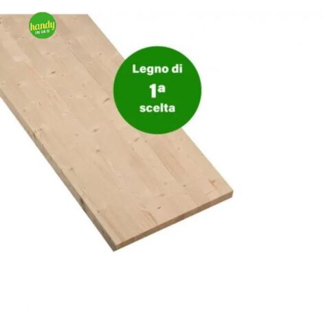 Tavola Lamellare Uno Legno cm 80x30x1,4