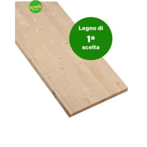 Tavola Lamellare Uno Legno cm 80x40x1,4