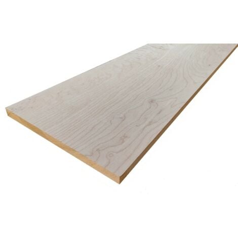 Tavola legno acero rosa pacific coast maple piallato mm 20 x 140 x 1450