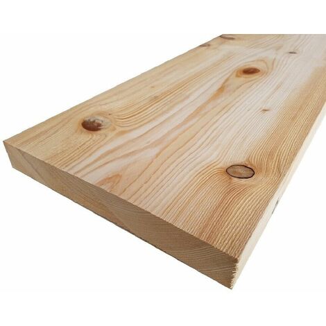 Onlywood Tavola legno grezzo con corteccia Spessore 30 mm- 2000 x 400-500  mm - Legno Abete - Onlywood