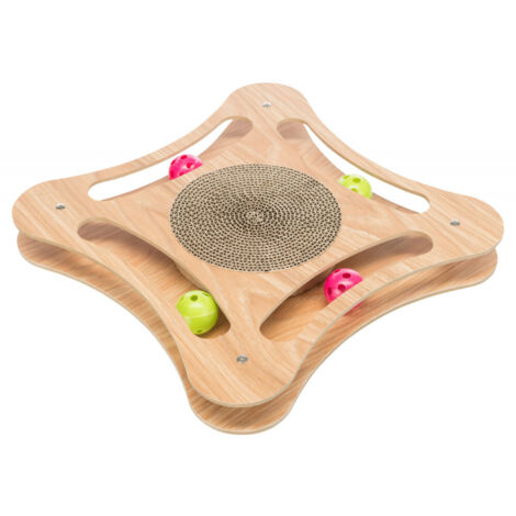 Tavoletta in cartone con cornice in legno, 35×4×35cm