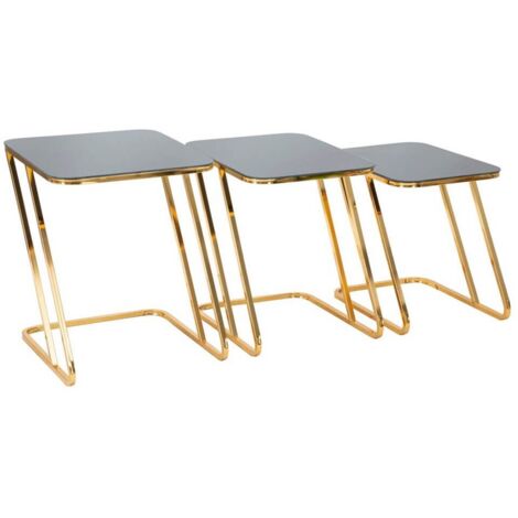 TAVOLINETTI SIMPLE SET 3PZ CM 44X50,5X55,5-39X49X51-34X47X45