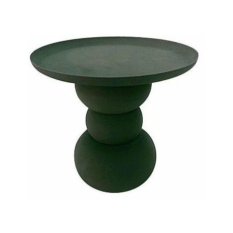 Tavolino Ø 36x34 cm Alka in Acciaio Verde