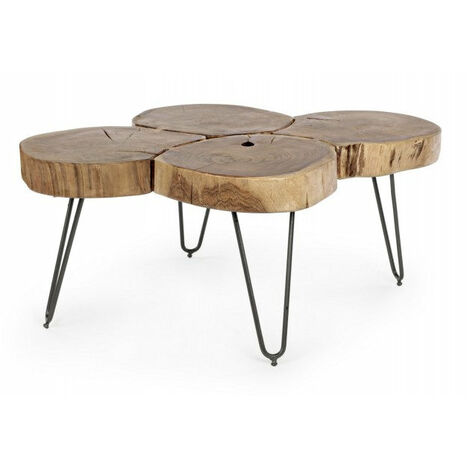 Tavolino 90x60x40h cm Orbital Log