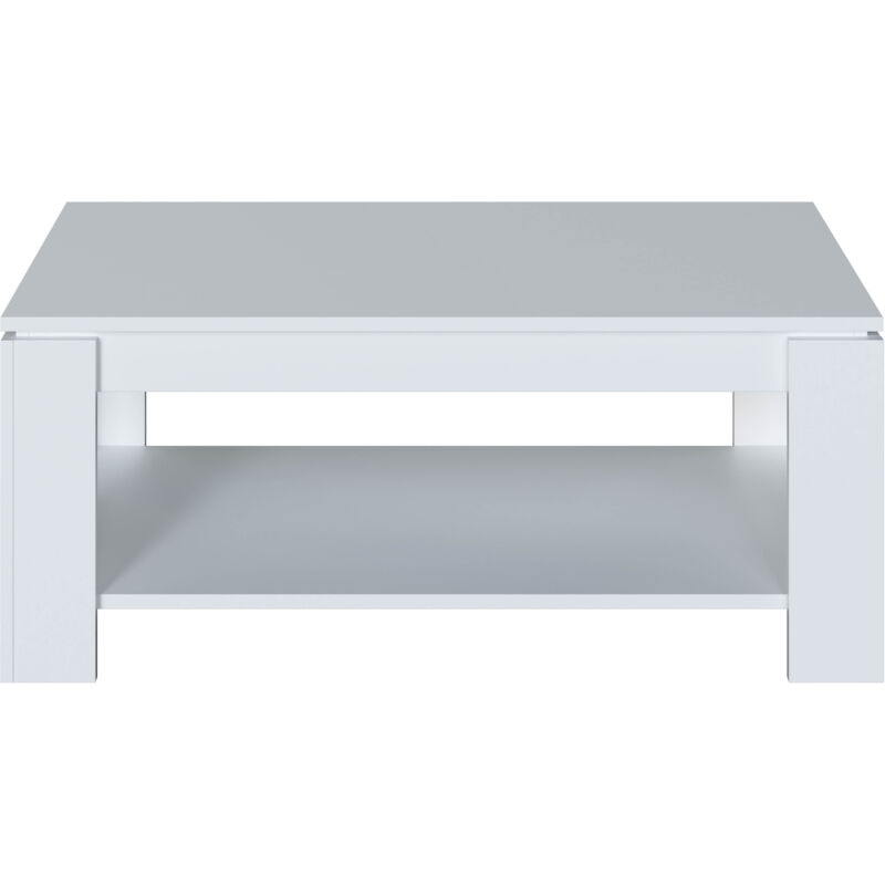 Venditadimobilionline Tavolino Sollevabile Ambit In Bianco Artik, D...