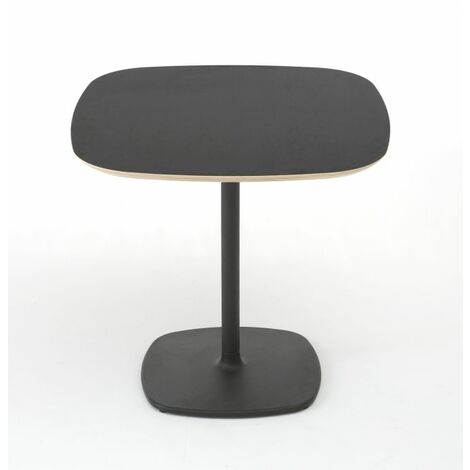Tavolino bar design BLOUM colore NERO – h. 74 Dimensione del piano 70x70 cm
