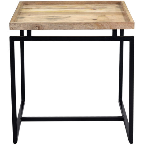 Tavolo console legno chiaro 90 x 40 cm TULARE 