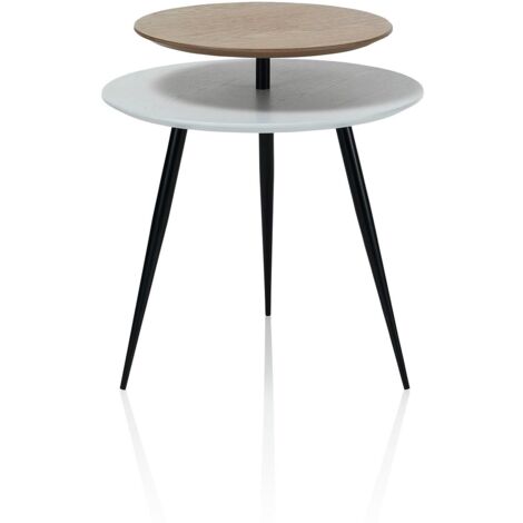 "Tavolino BLOSSOM in metallo e legno"