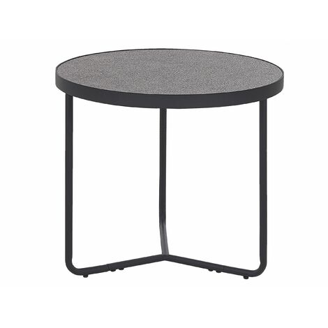 Tavolino colori legno chiaro / nero MELODY - Grigio