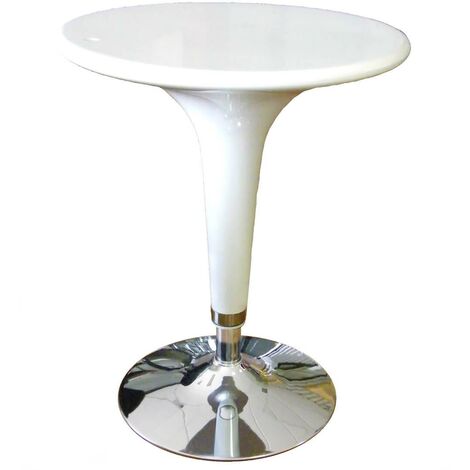 Tavolino da Bar in Abs Bianco con Alzata a Gas Tosini Hc 170W