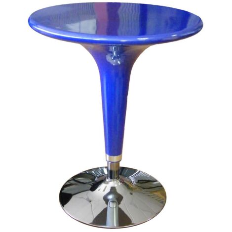 Tavolino da Bar in Abs Blu con Alzata a Gas Tosini Hc 170B