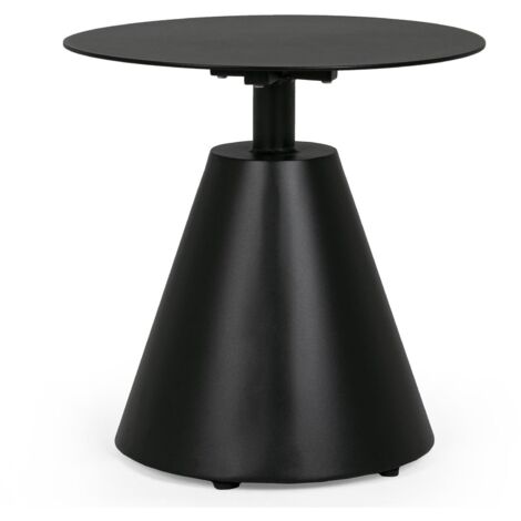 Tavolino da caffe "Aloha" per lettino da esterno e giardino Ø 50 cm in alluminio -Sandshell