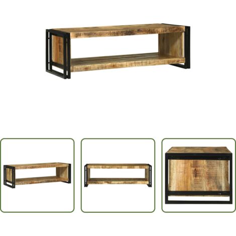 Tavolino da caffè -  Tavolino da salotto 120 x 50 x 38 cm Legno di mango massello