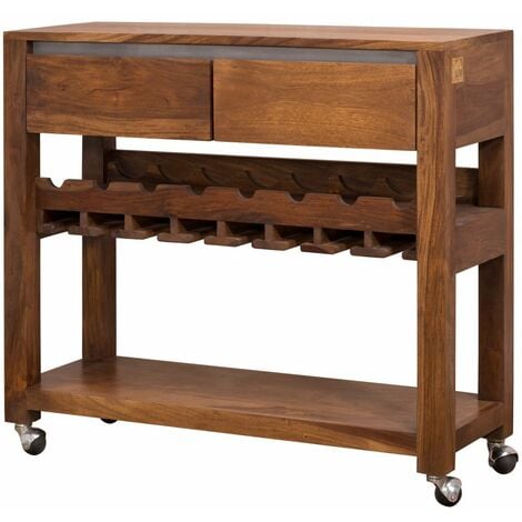 tavolino da consolle in legno di Sheesham / palissandro 90x33x82 noble unique laccato SYDNEY 139 - marrone