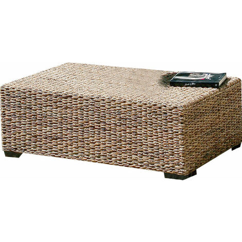 Tavolino da Giardino 120x75x40 cm in Abaca Bauer Luna