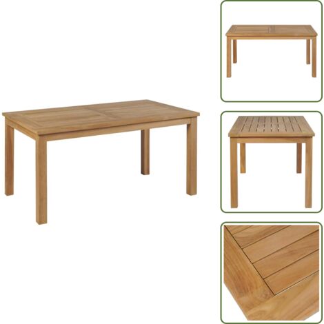 Tavolino da patio - vidaXL Tavolino da Salotto in Legno di Teak 90x50x45 cm - Tavolino in teak