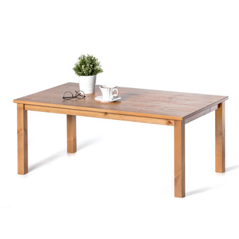Tavolino da salotto in legno Massello - 110 x 60 x 45 h. cm