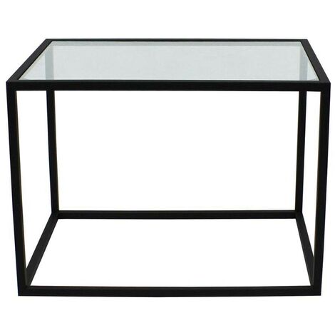 Tavolino da salotto moderno rettangolare KUBE  Colori Ferro: Bronzo - Dimensioni Tavolini: 90 x 50 H. 40