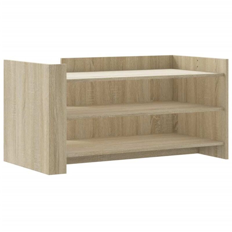 Tavolino Salotto Rovere Sonoma 100x50x50cm In Legno Multistrato Vidaxl