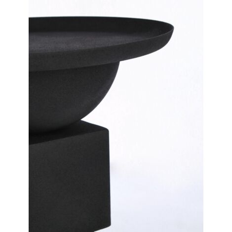 Tavolino Design Acciaio Verde Moderno da Interno - SYMPHONY - Colore: Nero