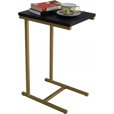 Tavolino EKO realizzato con profili Gold Black