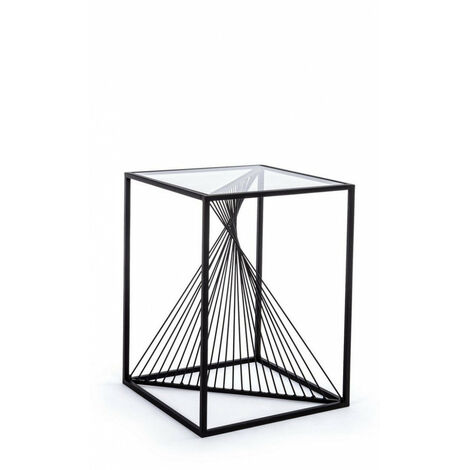 Tavolino Espiral 40x40 in Metallo