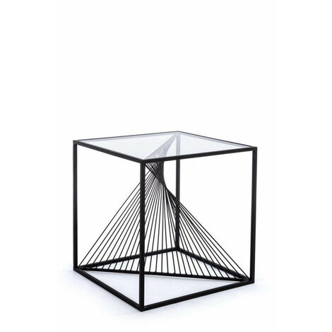 Tavolino Espiral 48x48 in Metallo
